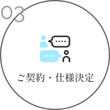 ご契約・仕様決定