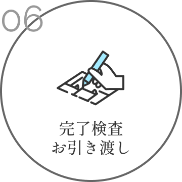 完了検査
                    お引き渡し